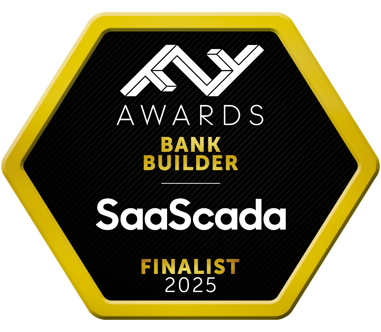 FF Awards 2025 Bank Builder Finalist awarded to SaasScada for delivering real-time core banking and operational infrastructure that supports modern financial services.