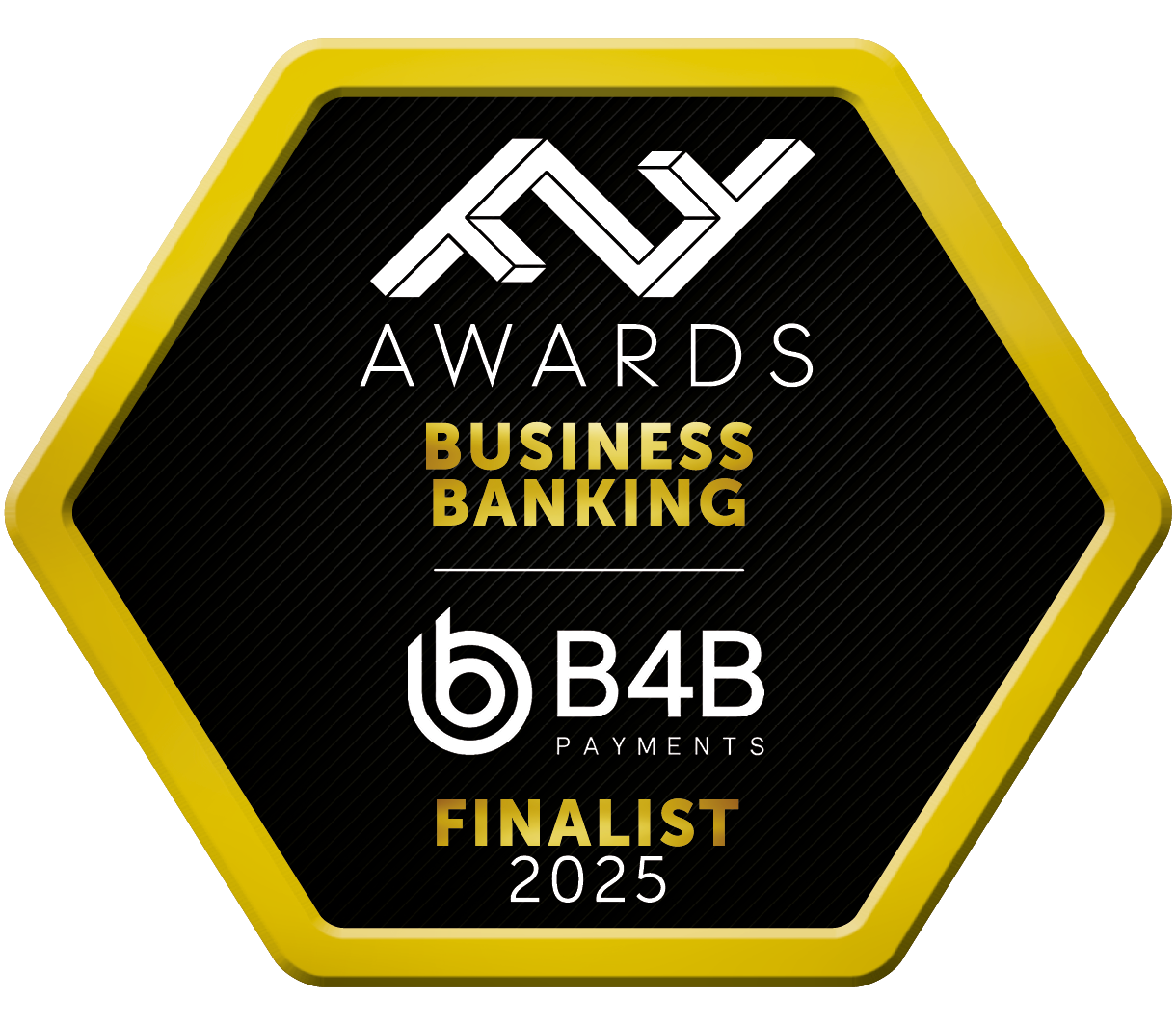B4B Payments recognized as an FF Awards Business Banking Finalist for elevating business banking with modern, intuitive financial tools.