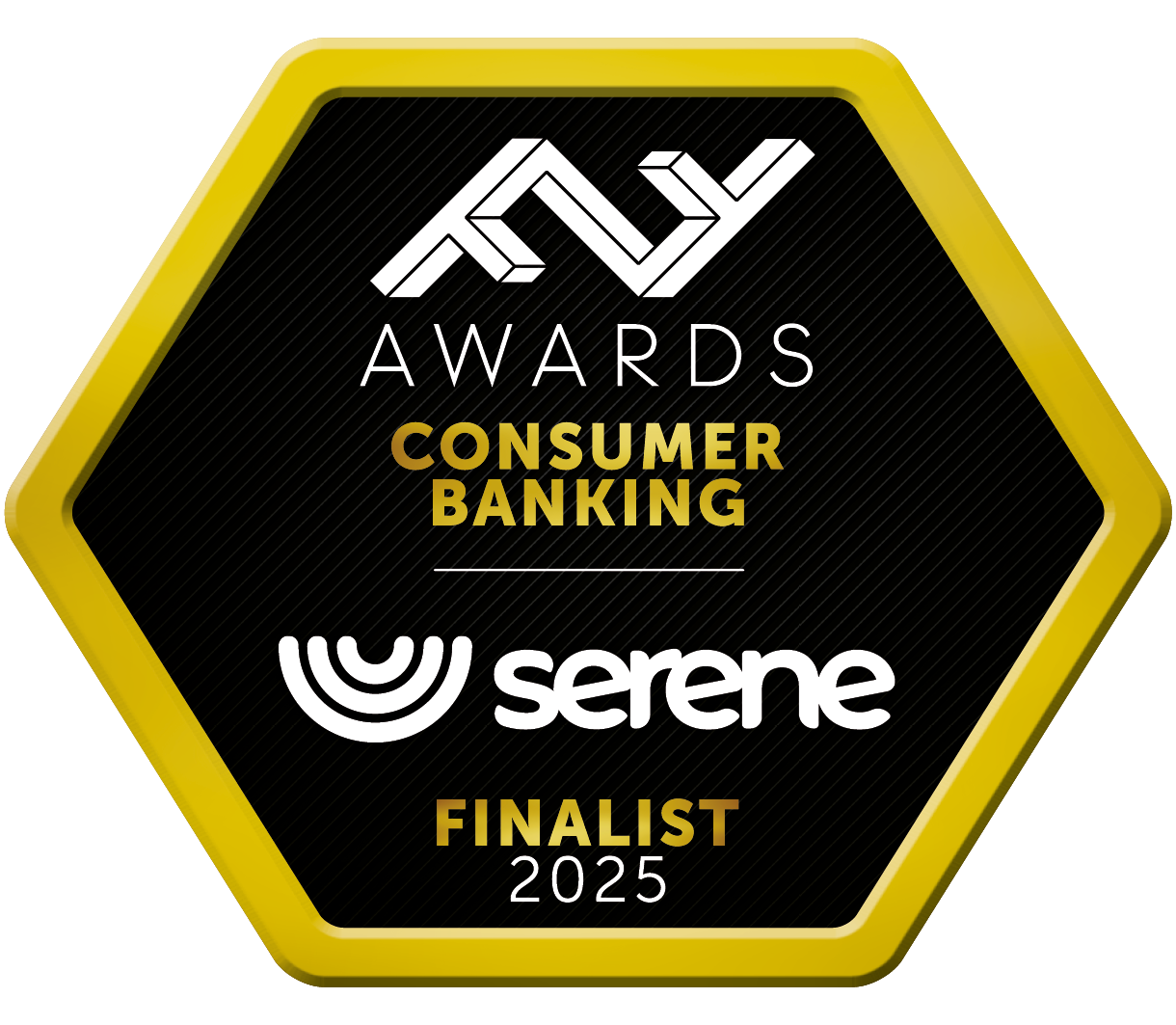 Serene featured as an FF Awards Consumer Banking Finalist, recognized for innovation influencing both consumer engagement and internal banking processes.