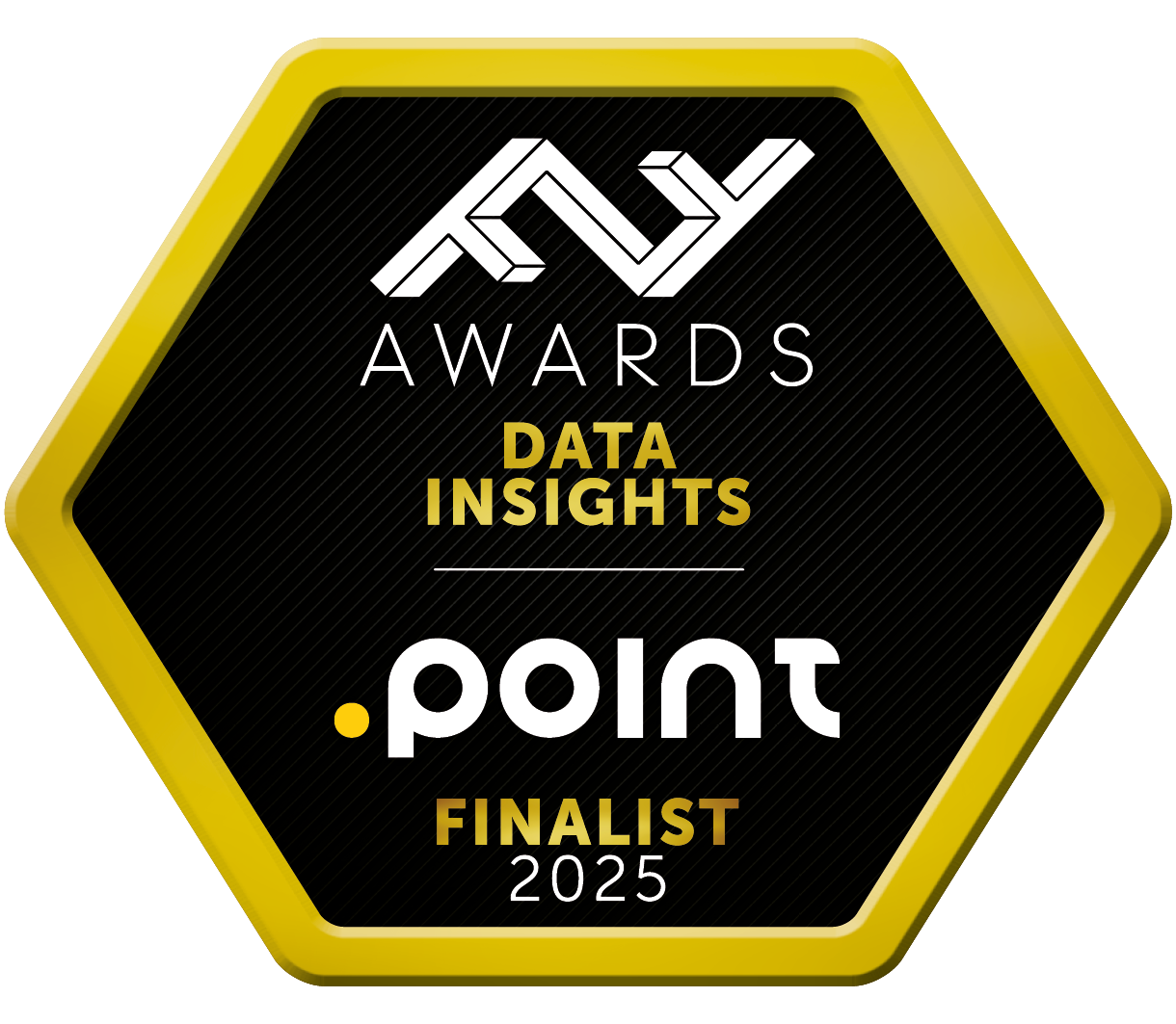 FF Awards 2025 Data Insights Finalist awarded to Point for innovating data-driven solutions that improve financial insight and service performance.