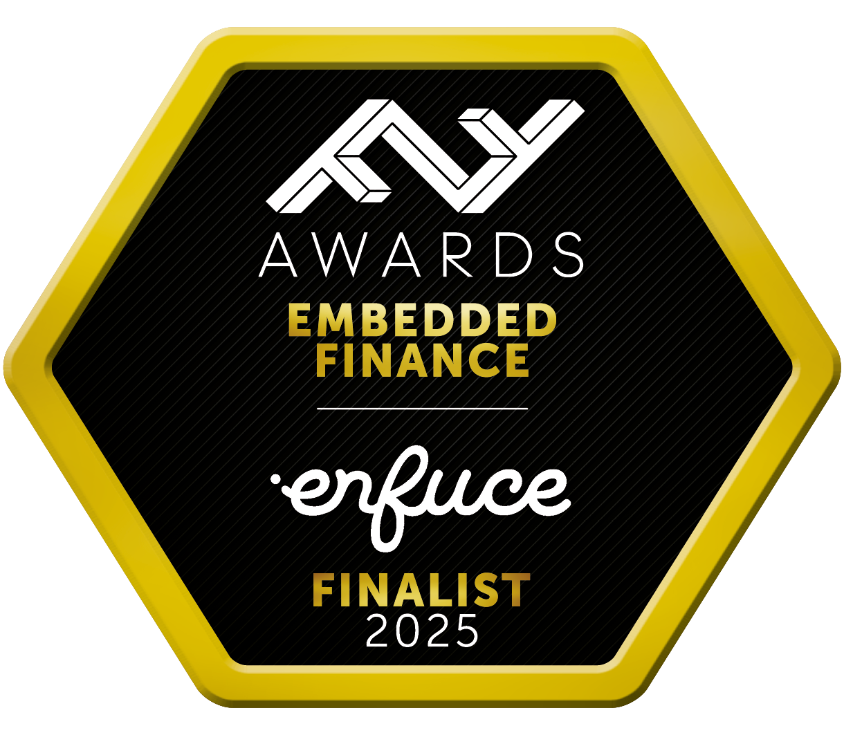 Enfuce recognized as an FF Awards Embedded Finance Finalist, celebrating innovation in integrating financial services into non-financial platforms.