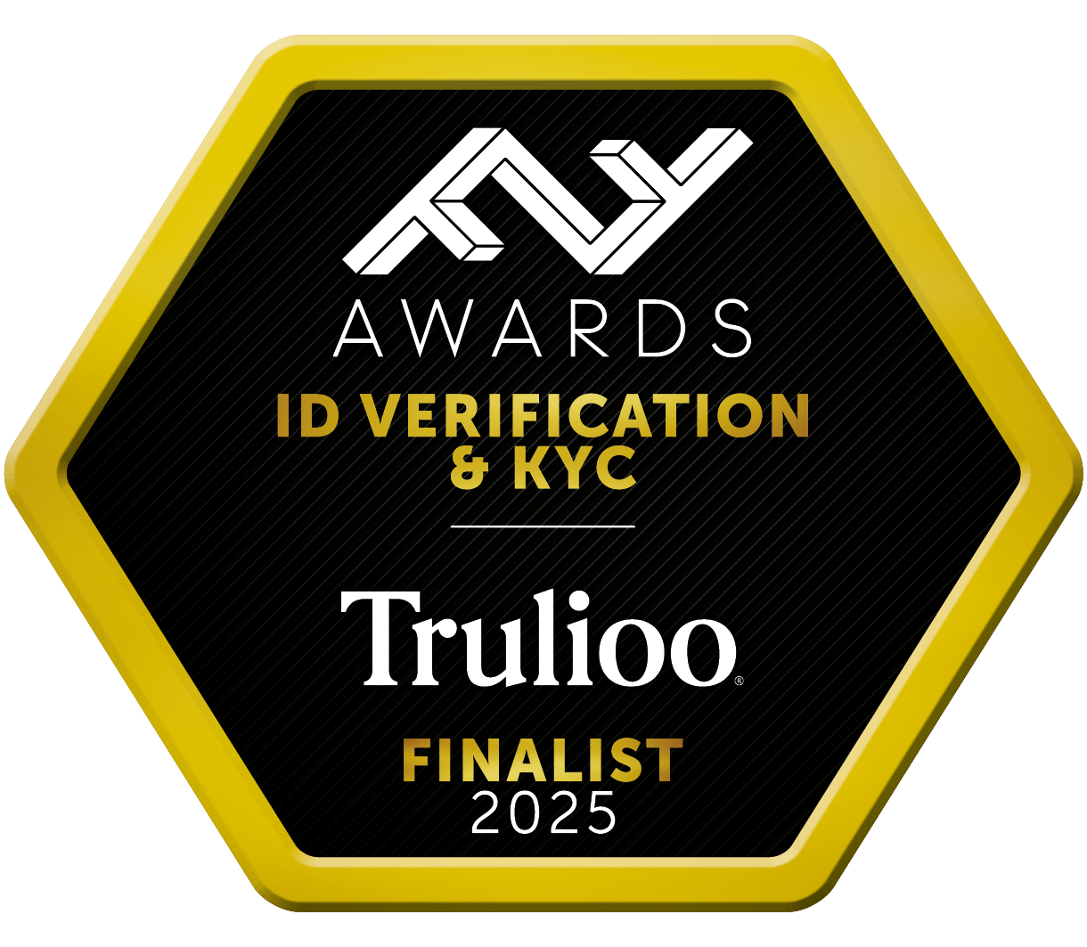 FF Awards 2025 ID Verification & KYC Finalist awarded to Trulioo for enhancing global identity verification and KYC compliance.