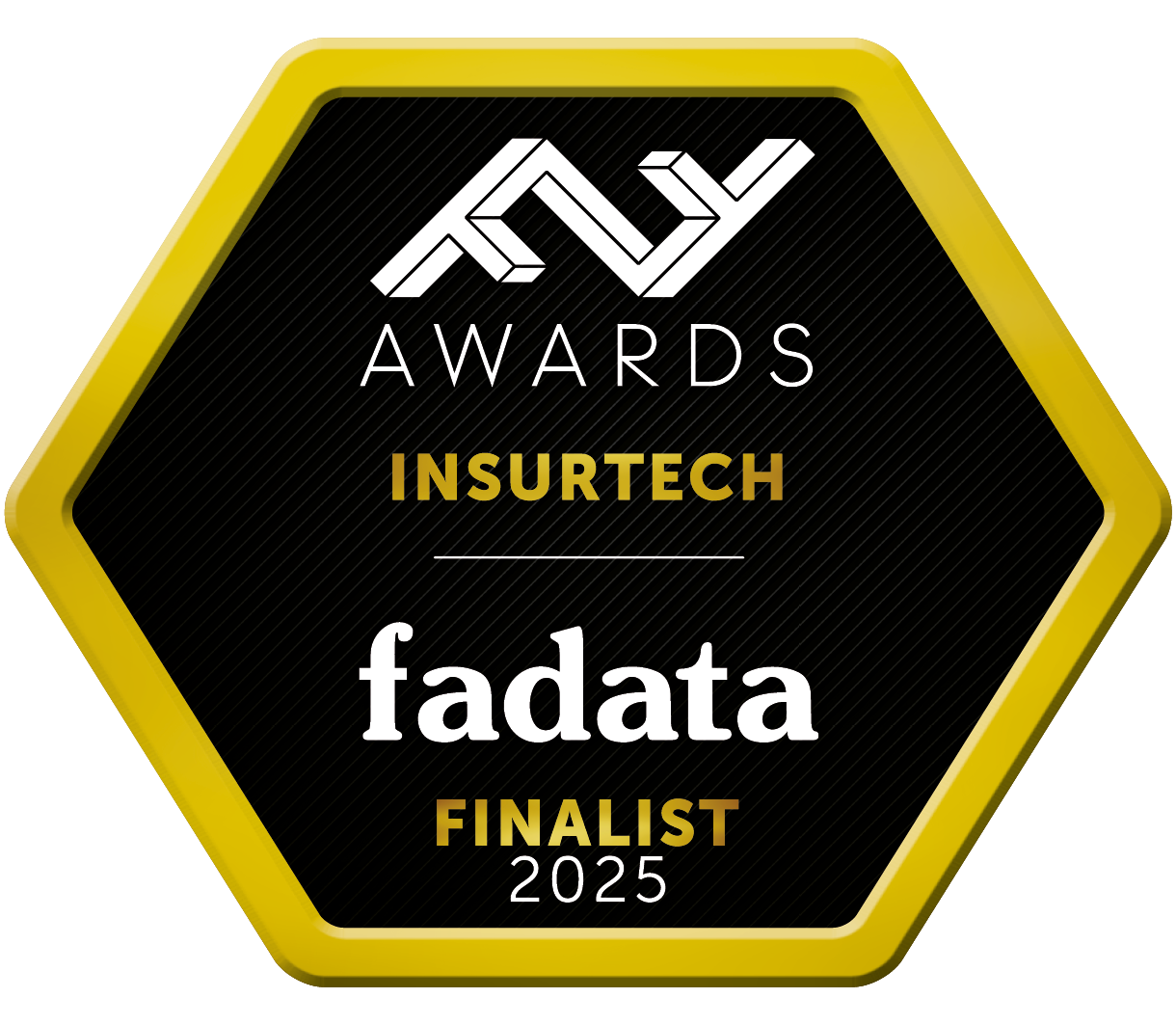 FF Awards 2025 Insurtech Finalist awarded to Fadata for innovating digital insurance platforms that enhance operational efficiency and customer engagement.