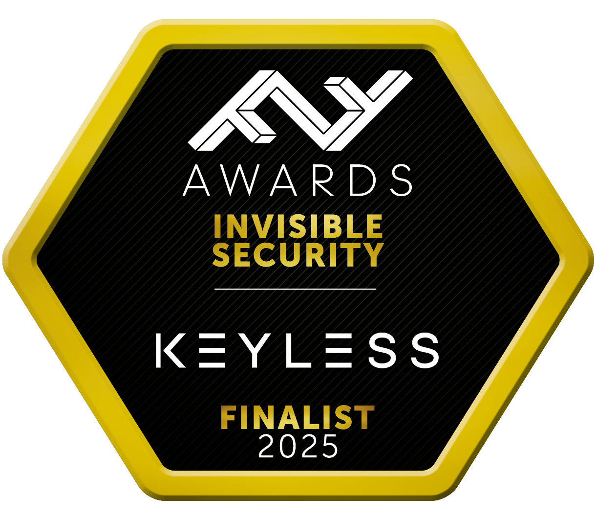 FF Awards 2025 Invisible Security Finalist awarded to Keyless for pioneering frictionless identity and security solutions.