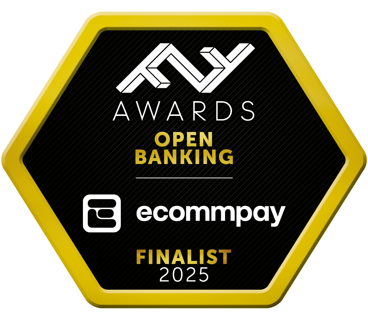 FF Awards 2025 Open Banking Finalist awarded to Ecommpay for enhancing open banking payment flows and secure financial data sharing.