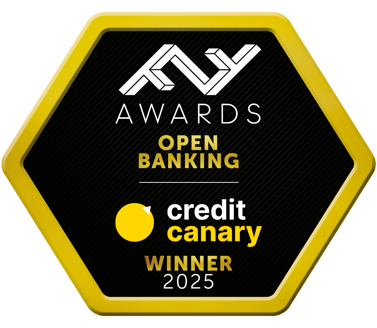 FF Awards 2025 Open Banking Winner awarded to Credit Canary for transforming how financial data is shared, accessed, and used through open banking innovation.
